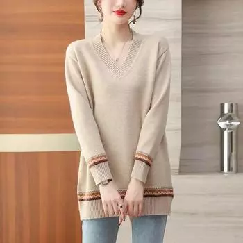 Свитер для женщин осень зима утолщенный пуловер свитер теплый вязаный свитер длинный рукав короткий облегающий джемпер большой размер свитер топы M красный