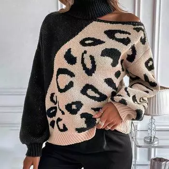 Свитер для женщин осень зима утолщенный пуловер теплый вязаный свитер длинный рукав джемпер свитер оверсайз топы XL