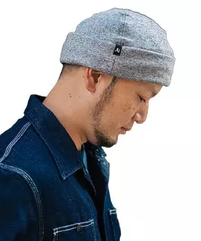 Свитер Fisherman Roll Big Watch Large Winter [Nakota], Шапка, Кепка, Шляпа, Мужской, Женский, Размер, Большой, Глубокий, Однотонный, Повседневный, Осень, [Один размер/Серый]