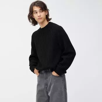 Свитер GU Low Gauge Aze (Длинный рукав)