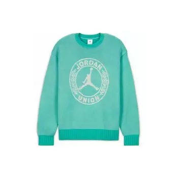 Свитер Jordan x Union MJ (Азия) Кинетическая зеленая/белая мужская уличная одежда DV7356-348 M