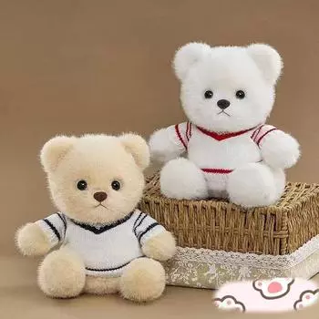 Свитер Линда Медведь Носит Медведя Плюшевая Игрушка Милая Кукла Медведь Восемь Дюймов Кукла-Хваталка Подарок 22cm8 inch grab machine doll 0.2kg