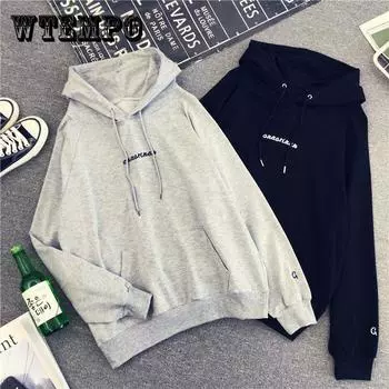Свитер Мужская толстовка Trend Wild с длинными рукавами и капюшоном Куртка Осень Хлопок XXL