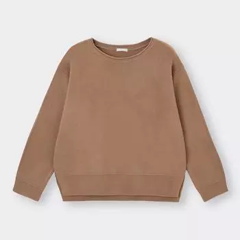 Свитер оверсайз с длинными рукавами и разрезами по бокам GU