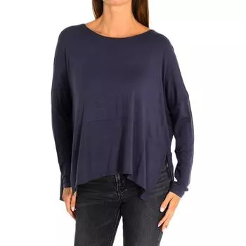 Свитер с длинными рукавами и круглым вырезом 8928 женщина