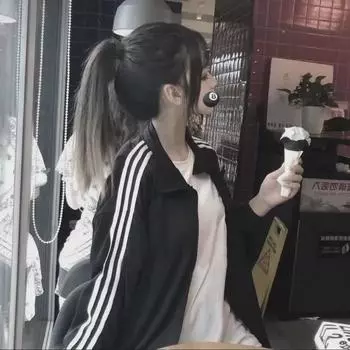 Свитер с длинными рукавами в стиле Харадзюку: Унисекс Повседневный свободный модный осенний топ M белый