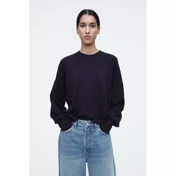 Свитер с круглым вырезом из шерсти мериноса Cos Japan navy/XS