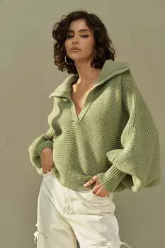 Свитер с воротником Mai Livia Cagla