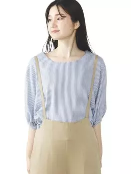 Свитер с заправленными рукавами «летучая мышь» SAX FREE [Beams Heart] S/S_TEE для женщин