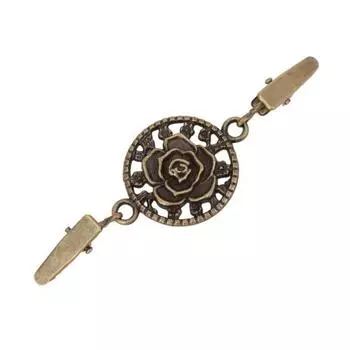 Свитер Шаль Зажим Утиный Клюв Винтажная Рубашка Платье Кардиган Воротник Брошь Пин Ретро Застежка для Шарфа Аксессуары для Женщин Девушек