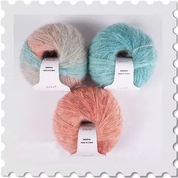 Свитер, шарф, кардиган, смешанная шерсть, красочный градиент, сегментная окрашенная кашемировая пряжа, материалы, пряжа для вязания