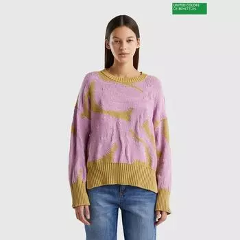 Свитер свободного кроя Benetton 3s 1085e104k 65L_65L/S
