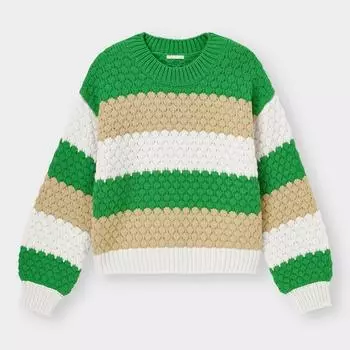 Свитер в большую полоску GU с длинным рукавом YT+X