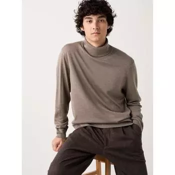 Свитер-водолазка Uniqlo Merino 36 BROWN/MEN S