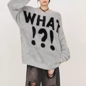 Свитшот для женщин, хлопковая свободная футболка большого размера с длинным рукавом, флисовая утолщенная удобная круглая горловина, повседневный пуловер, топ, свитшот M чёрный
