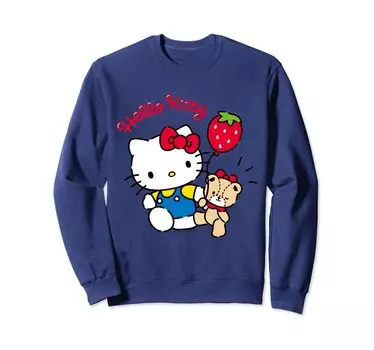 Свитшот Hello Kitty Tiny Chum синий