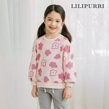 Свитшот Lilypulry Cloud Flower, кремовый Cream/140