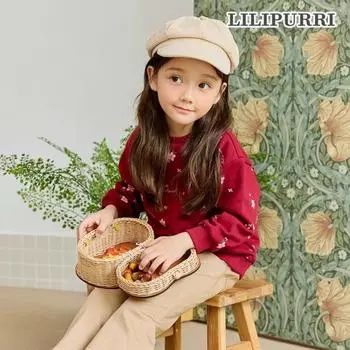 Свитшот Lilyputi Flower Garden Вино Wine/140