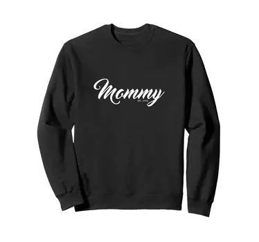 Свитшот Mommy 2025 Funny Pregnancy Design, цена est. чёрный