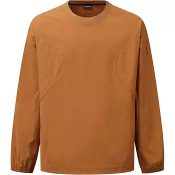 Свитшот Salomon свободного кроя с принтом букв, мужской, топы, сланцевый C28031 M