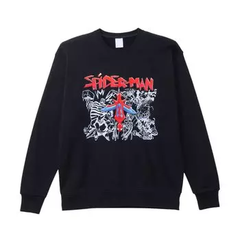 Свитшот Small Planet Marvel Человек-паук Злодей Размер XL Черный