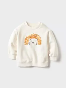 Свитшот Uniqlo Bt Joy Of Print 01 OFF WHITE/BABY 80