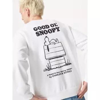 Свитшот Uniqlo Japan Peanuts 00 WHITE/XS