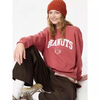 Свитшот Uniqlo Peanuts B 13 RED/WOMEN XS