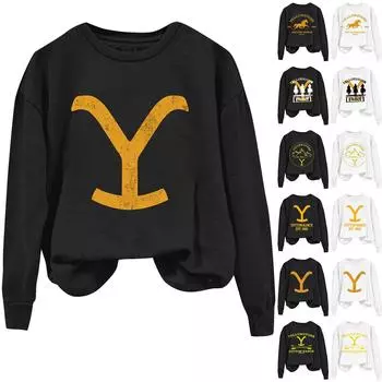 Свитшоты для Aldult с длинным рукавом и буквенным принтом, повседневные, с графическим принтом и завязками, симпатичные, большие размеры L бежевый