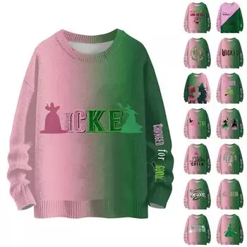 Свитшоты для детей, мальчиков и девочек, вязаный свитер, симпатичная рубашка, осенний свитер с круглым вырезом, топы 100 армия зеленый