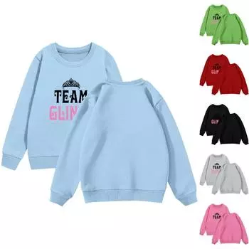 Свитшоты Wickeds для девочек, рубашки для малышей, свитера Wickeds, топы для детей 2–12 лет 100 чёрный