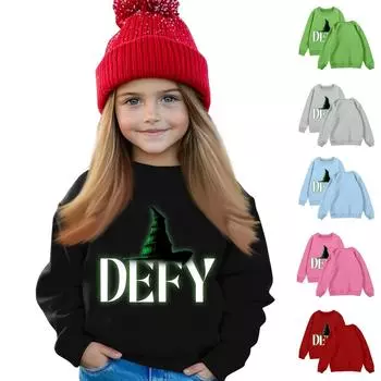 Свитшоты Wickeds для девочек, рубашки для малышей, свитера Wickeds, топы для детей 2–12 лет 160