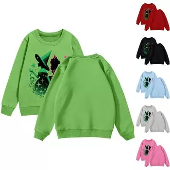 Свитшоты Wickeds для девочек, рубашки для малышей, свитера Wickeds, топы для детей 2–12 лет 150 чёрный