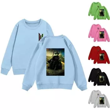 Свитшоты Wickeds для девочек, рубашки для малышей, свитера Wickeds, топы для детей 2–12 лет 140