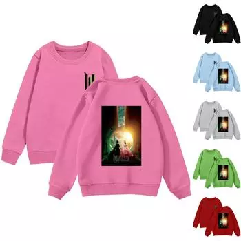 Свитшоты Wickeds для девочек, рубашки для малышей, свитера Wickeds, топы для детей 2–12 лет 120