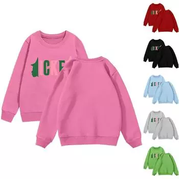 Свитшоты Wickeds для девочек, рубашки для малышей, свитера Wickeds, топы для детей 2–12 лет 100 чёрный