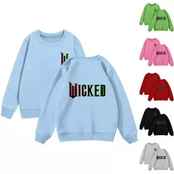Свитшоты Wickeds для девочек, рубашки для малышей, свитера Wickeds, топы для детей 2–12 лет 150