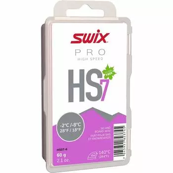 SWIX Фиолетовый гоночный воск тренировочный воск 180 г PRO высокоскоростной HS сноуборд лыжи зимние виды спорта обслуживание зимний горный снег HS7 HS07-18 -2~-8C