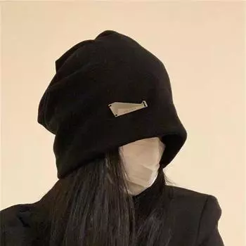 Свободная большая окружность головы, сложенная шапка, дети показывают свои лица, маленькая ленивая ветрозащитная шапка, защищающая голову от холода, шапка для ограничения свободы, весна и осень One Size