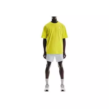 Свободная футболка с коротким рукавом и круглым вырезом Мужские топы Лимонно-желтый 1ME10052347 L