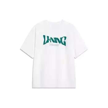 Свободная футболка с коротким рукавом и круглым вырезом для спортивного образа жизни серии с буквенным принтом, мужские топы, белые AHST761-2 3XL