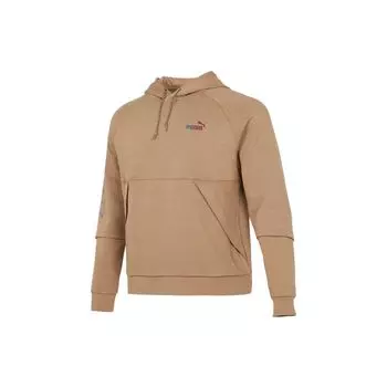 Свободная худи унисекс с принтом логотипа Puma Хаки 537016-63 L