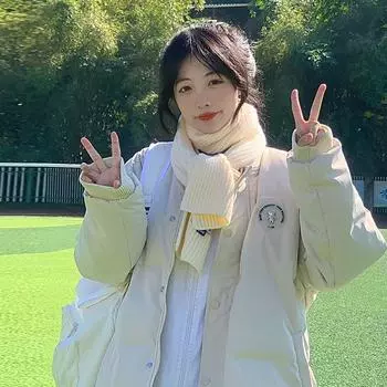 Свободная корейская версия одежды для хлеба, студенческая бейсбольная куртка, хлопковое пальто S чёрный