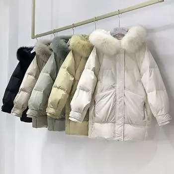 Свободная куртка на хлопковой подкладке для женщин, зимнее пальто с хлебом, студенческое пуховое хлопковое пальто