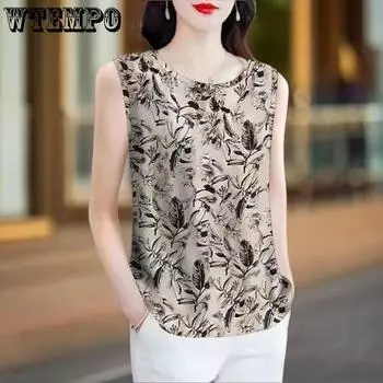 Свободная майка на подтяжках для женщин, корейская короткая сексуальная летняя одежда, тонкая дышащая универсальная базовая майка M