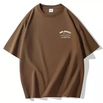 Свободная мужская футболка с короткими рукавами 8 цветов Pony, 100% хлопок, повседневная футболка, размер S-5XL S