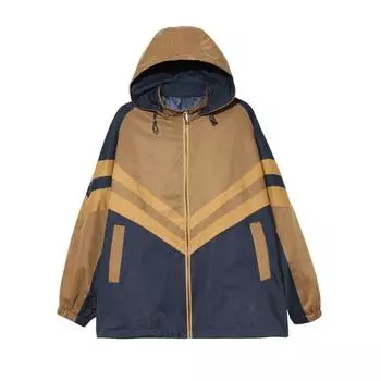 Свободная полосатая бейсбольная куртка для женщин, идеально подходит для зимы и осени S