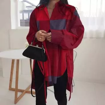 Свободная спереди короткая сзади длинная рубашка со шнуровкой для похудения в начале осени повседневные рубашки мужские S белый