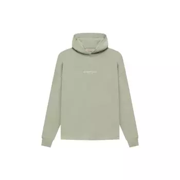 Свободная толстовка Fear of God Essentials SS22 с флокированным логотипом Мужские топы из морской пены FOG-SS22-186 XXL