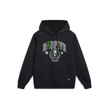 Свободная толстовка с капюшоном и буквенным принтом на подкладке, мужские топы, черный AWDT475-1 L